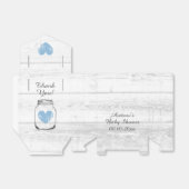 白木木目の少年の赤ちゃんシャワーのパーティーのお願いボックス フェイバーボックス (折り畳みなし)