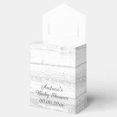 白木木目の少年の赤ちゃんシャワーのパーティーのお願いボックス フェイバーボックス (オープン)