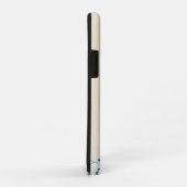 白木林フローラ鳥水色 Case-Mate iPhoneケース (裏面/右)