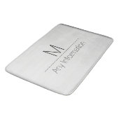 白木目テクスチャモノグラム バスマット (アングル)