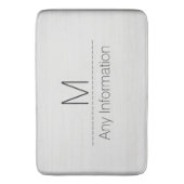 白木目テクスチャモノグラム バスマット (正面縦)