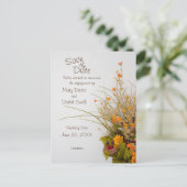 白木秋花日付はがきを保存 ポストカード (スタンド正面)