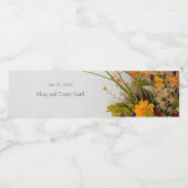 白木秋花結婚の水瓶ラベル ペットボトルラベル (シングルラベル)