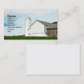 白木納屋とサイロ 名刺 (正面/裏面)