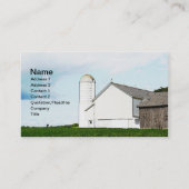 白木納屋とサイロ 名刺 (正面)
