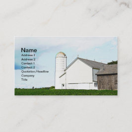 白木納屋とサイロ 名刺