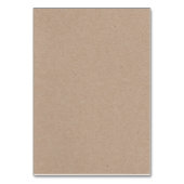 白木綿花。座席結婚設独身の計 テーブルナンバー (裏面)