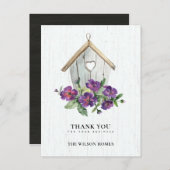 白木造フローラバードハウス不動産仲介業者サンキュー 案内ポストカード (正面/裏面)