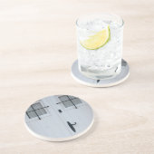 白木造黒造製鉄ドア コースター (側面)