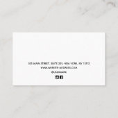 白木黒耳飾縁どり表示 コーリングカード (裏面)