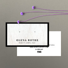 白木黒耳飾縁どり表示