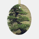 白松日本の盆栽の写真 セラミックオーナメント (右)