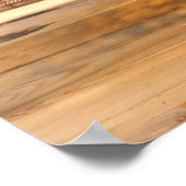 白松日本の盆栽の写真 ポスター (角)