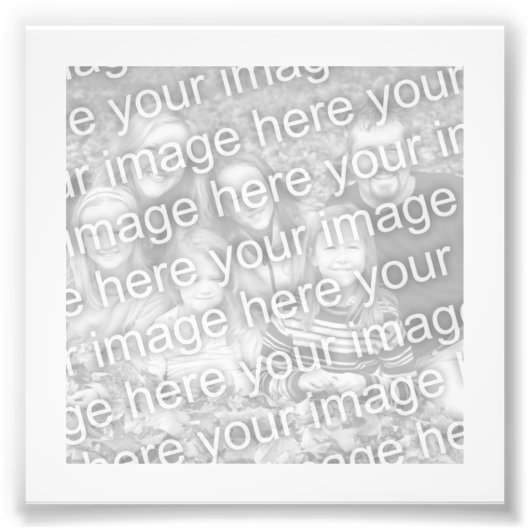 白枠の写真 フォトプリント            (正面)