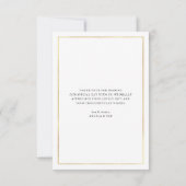 白枠結婚の写真サンキューカード サンキューカード (裏面)