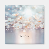 白桃の花のマグネット マグネット (正面)