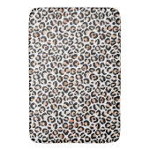 白桃黒豹紋  バスマット (正面縦)