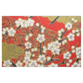 白桜素晴らしヴィンテージ日本のパターン ファブリック (ファットクウォーター)