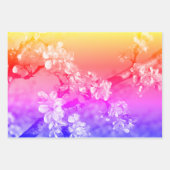 白梅の花春 ラッピングペーパーシート (正面)