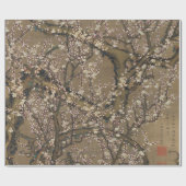『白梅月』（伊藤若冲） ラッピングペーパー (フラット)