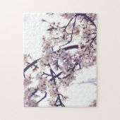 白梅花春ツリー自然写真 ジグソーパズル (縦)
