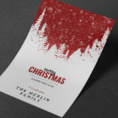 白森と雪メリークリスマスホリデーカード シーズンカード