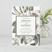 白植物学 |結婚式招待状 招待状 (スタンド正面)