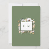 白植物学 |結婚式招待状 招待状 (裏面)