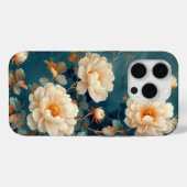 白椿の花のデザイン Case-Mate iPhoneケース (裏面 (横))