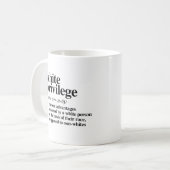 白権限の定義 コーヒーマグカップ (正面左)