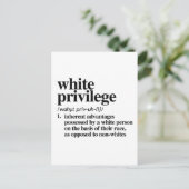 白権限の定義 ポストカード (スタンド正面)