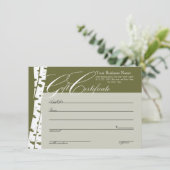 白樺の木のギフト券 (スタンド正面)