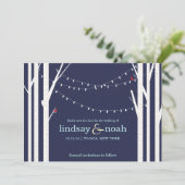 白樺の森のネイビー セーブ・ザ・デートのお知らせ セーブザデート (スタンド正面)