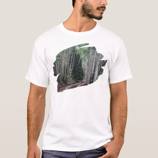 白樺の道 Tシャツ (正面)