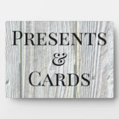 白檀の木目の樹皮は素朴動揺して フォトプラーク (正面)