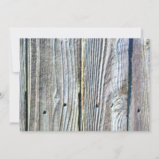 白檀の木目の樹皮は素朴動揺して 招待状 (正面)