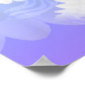 白歯スマイル花歯医者ブルーポスター ポスター (角)