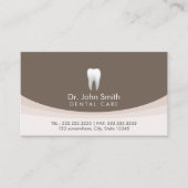 白歯プロフェッショナル歯科アポイントメント 予約カード (正面)