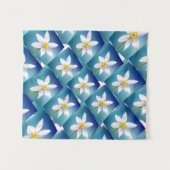 白水仙パターン タペストリー (正面(横))