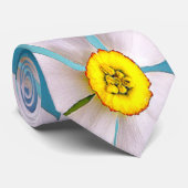 白水仙パターン ネクタイ (ロール)