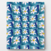 白水仙パターン フォトプラーク (正面)