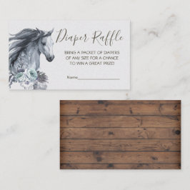 白水彩馬おむつラッフルビジネスカード 名刺