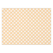 白水玉模様オンベージュ テーブルクロス (正面(横))