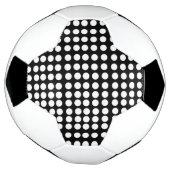 白水玉模様サッカーボール サッカーボール (回転)