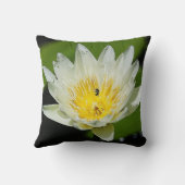 白水百合花蜂まくら クッション (裏面)