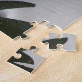 白水百合蓮の花 ジグソーパズル (側面)