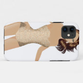 白水着ガールiPhone 5やっと着いた™ Case-Mate iPhoneケース (裏面(横))