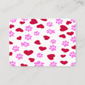 白水肉印刷パターン用名刺 名刺 (裏面)