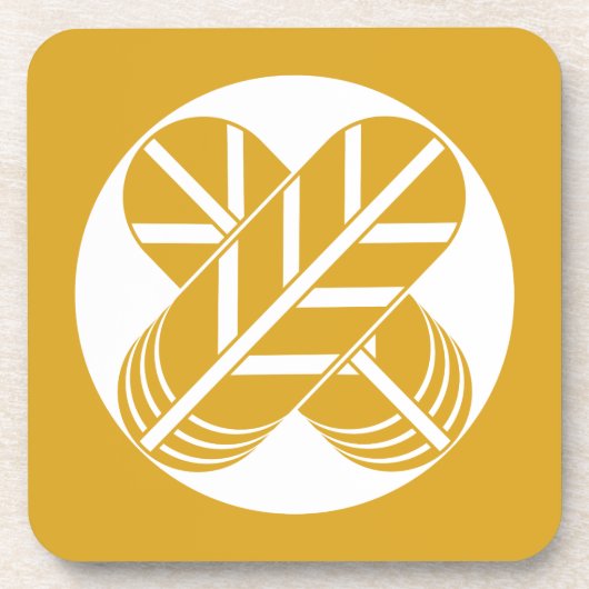 白河鷹の羽 コースター (正面)