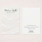 白波耳鳴り表示ホルダー (正面&裏面)